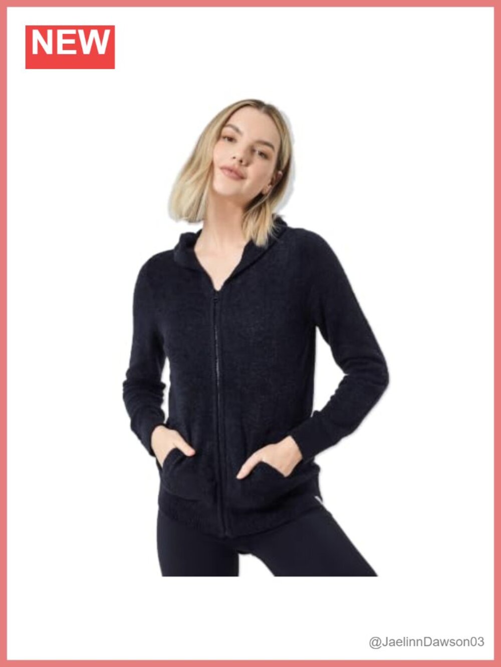 Sunday Citizen Cloud Cool Zip-Up Hoodie Women's Relaxed Fit Soft Comfort